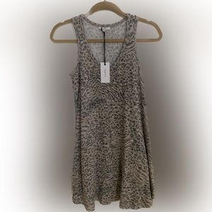 Z Supply leopard tank mini dress - NWT size XS